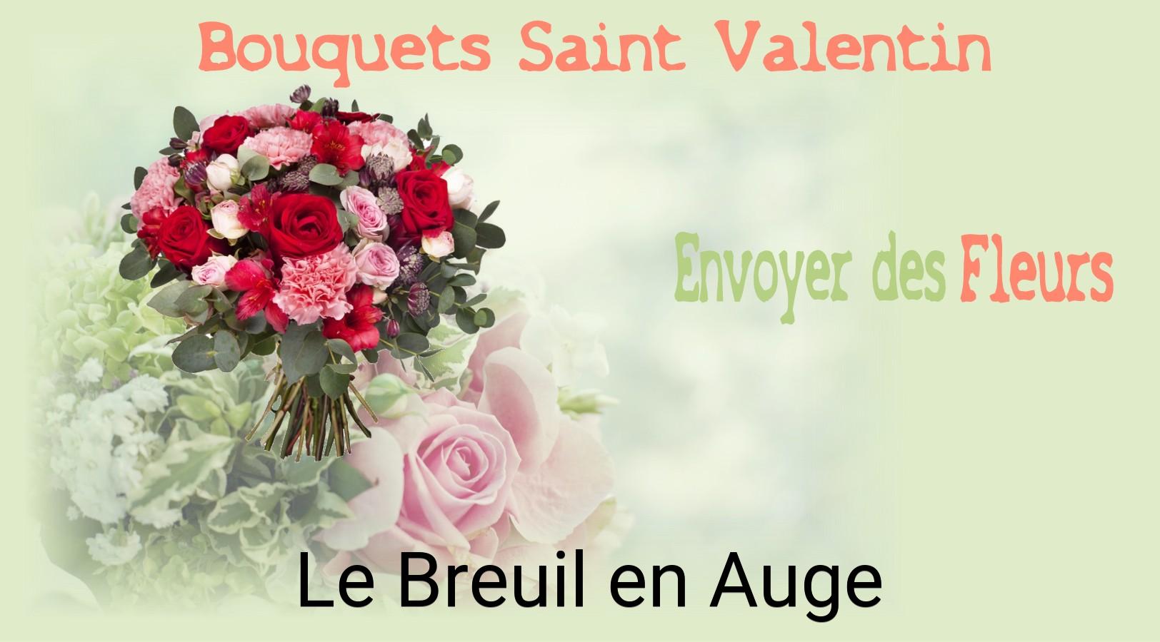 Roses de Saint-Valentin livrées à Le Breuil-en-Auge